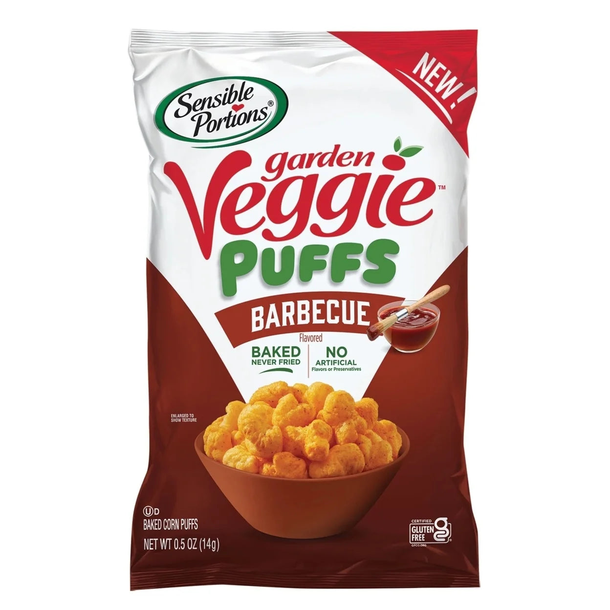 Sensible Portions Garden Veggie Puffs, Variety Pack, 0.5 oz., 30 pk.