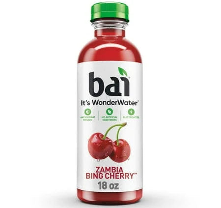 Bai Antioxidant Beverage Variety Pack, 18 fl oz, 15 Bottles – Low Calorie, Gluten-Free, with Vitamin C & E
