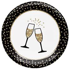 Artstyle Paper Plate & Napkin Bundle, Cheers Celebration, 200-Count – Disposable Party Tableware Set for Birthdays, Holidays & Events