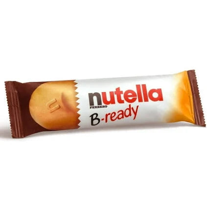 Nutella B-Ready Crispy Wafers with Hazelnut Spread, 0.7 oz, 36-Pack – On-the-Go Snack