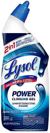 Lysol Advanced Toilet Bowl Cleaner, 32 fl oz, 4-Pack – Kills 99.9% of Germs