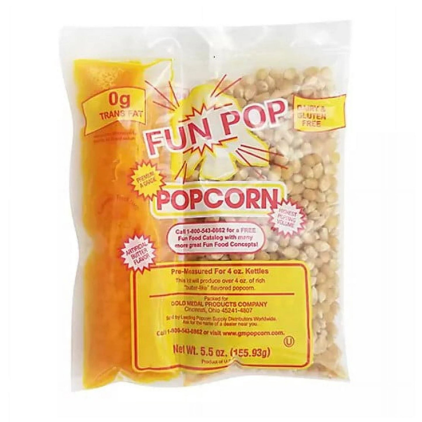Mega Pop Corn Oil Salt Kit 4Oz Case 36