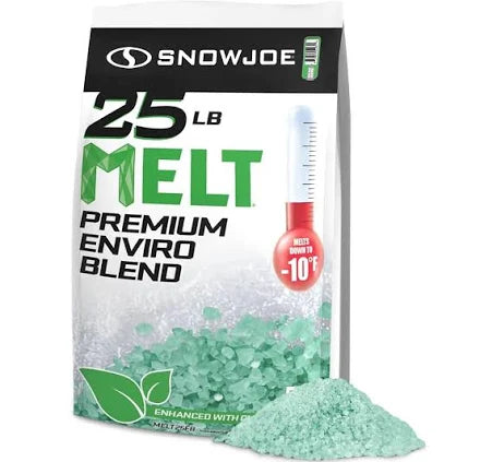 Snow Joe MELT Premium Environmentally-Friendly Blend Ice Melter w/ CMA (25 lb. Resealable Bag) &ndash; MELT25EB