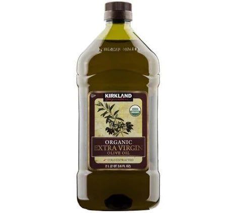Kirkland Signature Organic Extra Virgin Olive Oil, 2L – Cold Pressed & Non-GMO