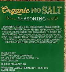 Kirkland Signature Organic No‑Salt Seasoning Blend, 14.5 oz – USDA Organic, Zero Sodium, All‑Purpose Spice