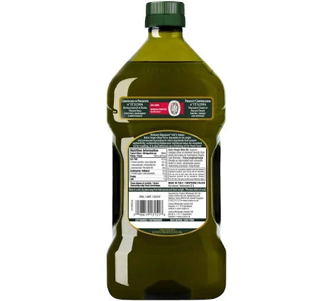 Kirkland Signature Extra Virgin Italian Olive Oil, 2L – Cold Pressed & Bold Flavor