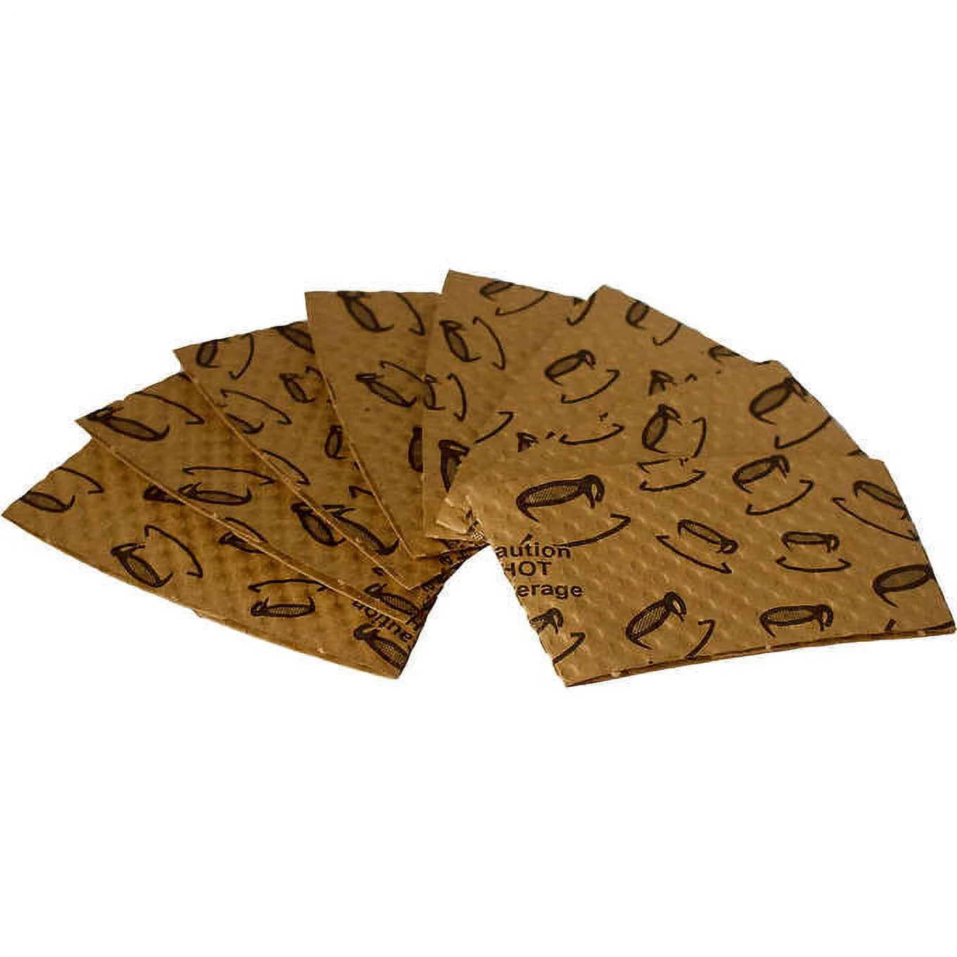 Java Jacket Kraft Paper Coffee Cup Sleeves – 500 Count | Insulated Hot Cup Holders for 12–20 oz Cups