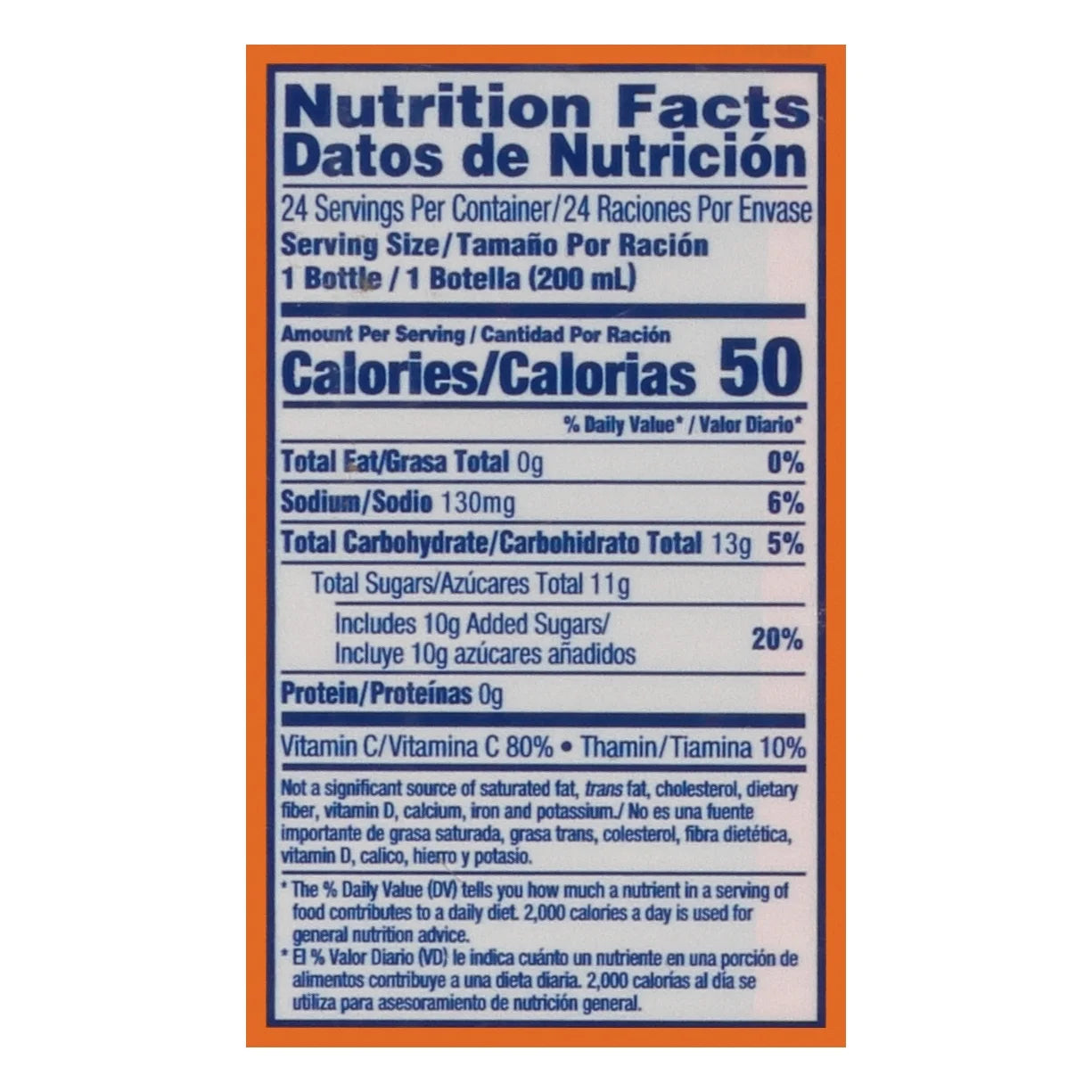 SunnyD Tangy Original Orange Flavored Citrus Punch, 6.75 fl. oz., 24 pk.