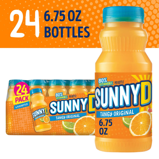 SunnyD Tangy Original Orange Flavored Citrus Punch, 6.75 fl. oz., 24 pk.