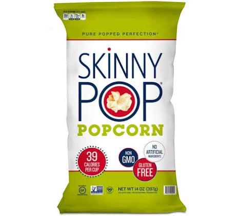 SkinnyPop Original Popcorn – 14 oz Value Size Bag | Gluten-Free, Non-GMO, Guilt-Free Snack with Simple Ingredients