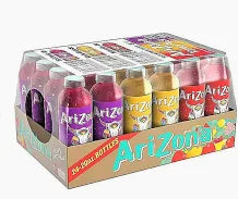 AriZona Juice Cocktail Variety Pack – 24 Pack, 20 oz Bottles | Includes Fruit Punch, Mucho Mango & Watermelon | Real Fruit Juice, Vitamin C, Big Can Flavor