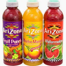 AriZona Juice Cocktail Variety Pack – 24 Pack, 20 oz Bottles | Includes Fruit Punch, Mucho Mango & Watermelon | Real Fruit Juice, Vitamin C, Big Can Flavor