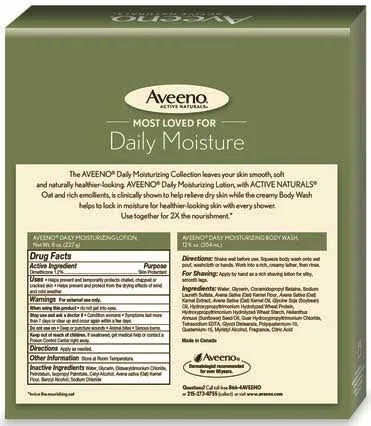 Aveeno Daily Moisturizing Body Wash with Soothing Oat – 33 fl oz (2 Pack) | Nourishing Cleanser for Dry, Sensitive Skin