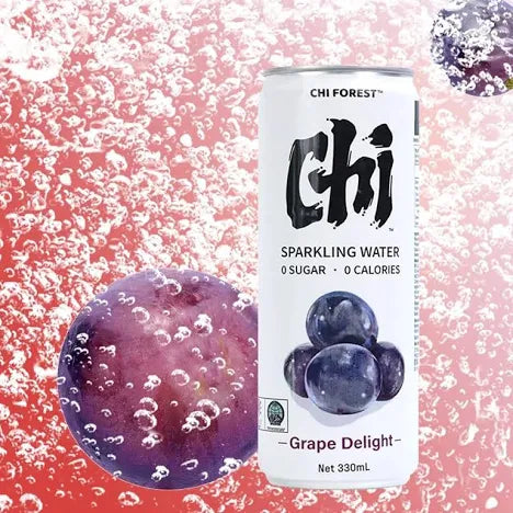 Chi Forest Sparkling Water Variety Pack, 11.15 oz Cans, 24-Count – Zero Sugar, Fruity, Lightly Carbonated