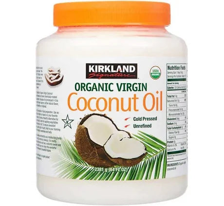 Kirkland Signature Organic Virgin Coconut Oil, 84 fl oz – Cold Pressed & Unrefined | MG Grocery