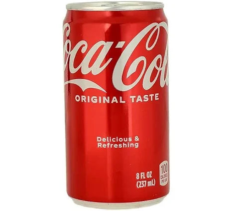 Coca-Cola Mini Cans, 7.5 fl oz, 30-Count – Classic Taste, Perfect Portion, Original Formula
