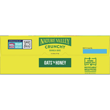 Nature Valley Crunchy Granola Bars Oats ’n Honey – 98 Bars (49 Pouches) | Healthy, Whole Grain Snack