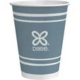 Dixie To Go 12 oz Insulated Paper Cups with Lids, 160-Count – Disposable Hot Beverage Cups for Coffee, Tea, and Travel