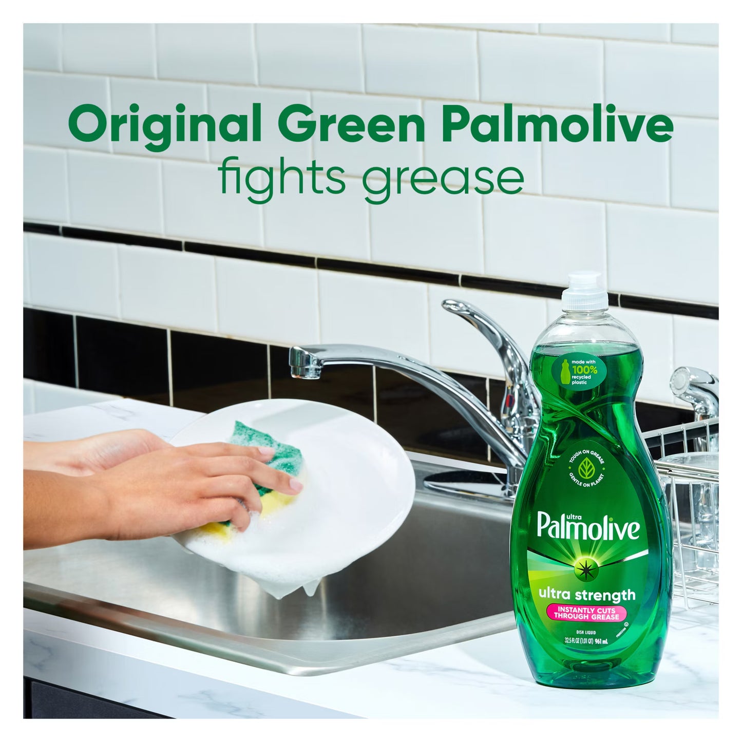 Palmolive Ultra Strength Dish Soap, 102 fl oz – Tough on Grease, Gentle on Hand