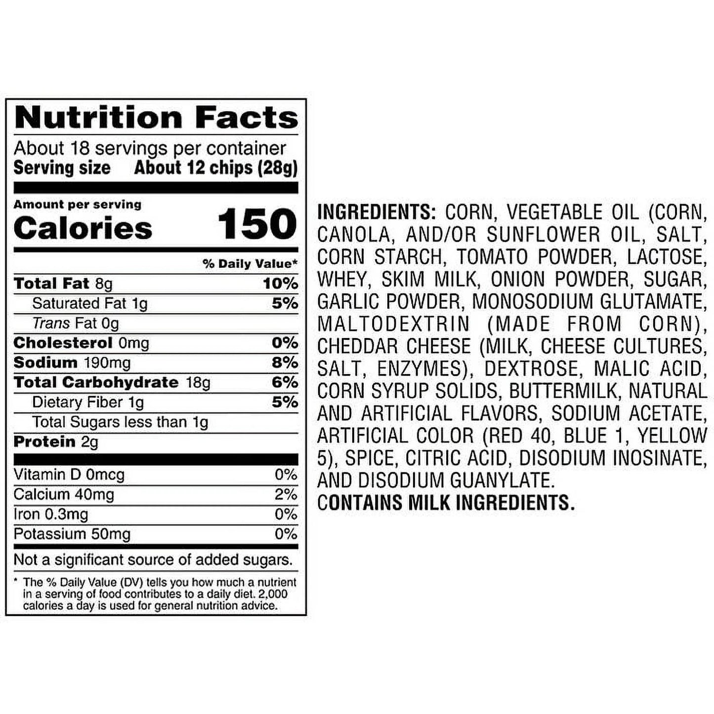 Doritos Cool Ranch Tortilla Chips – 18.38 oz Bag | Bold & Zesty Flavor, Crunchy Texture, Perfect for Snacking & Parties