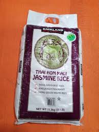 Kirkland Signature Thai Hom Mali Jasmine Rice 25 lbs | Premium Aromatic Thai White Rice