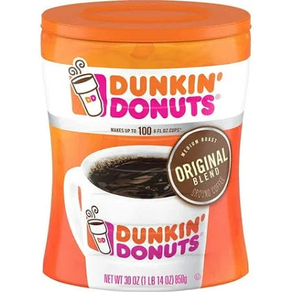 Dunkin’ Donuts Original Blend Ground Coffee, 45 oz – Medium Roast, Smooth & Rich Flavor