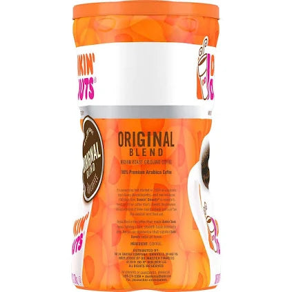 Dunkin’ Donuts Original Blend Ground Coffee, 45 oz – Medium Roast, Smooth & Rich Flavor