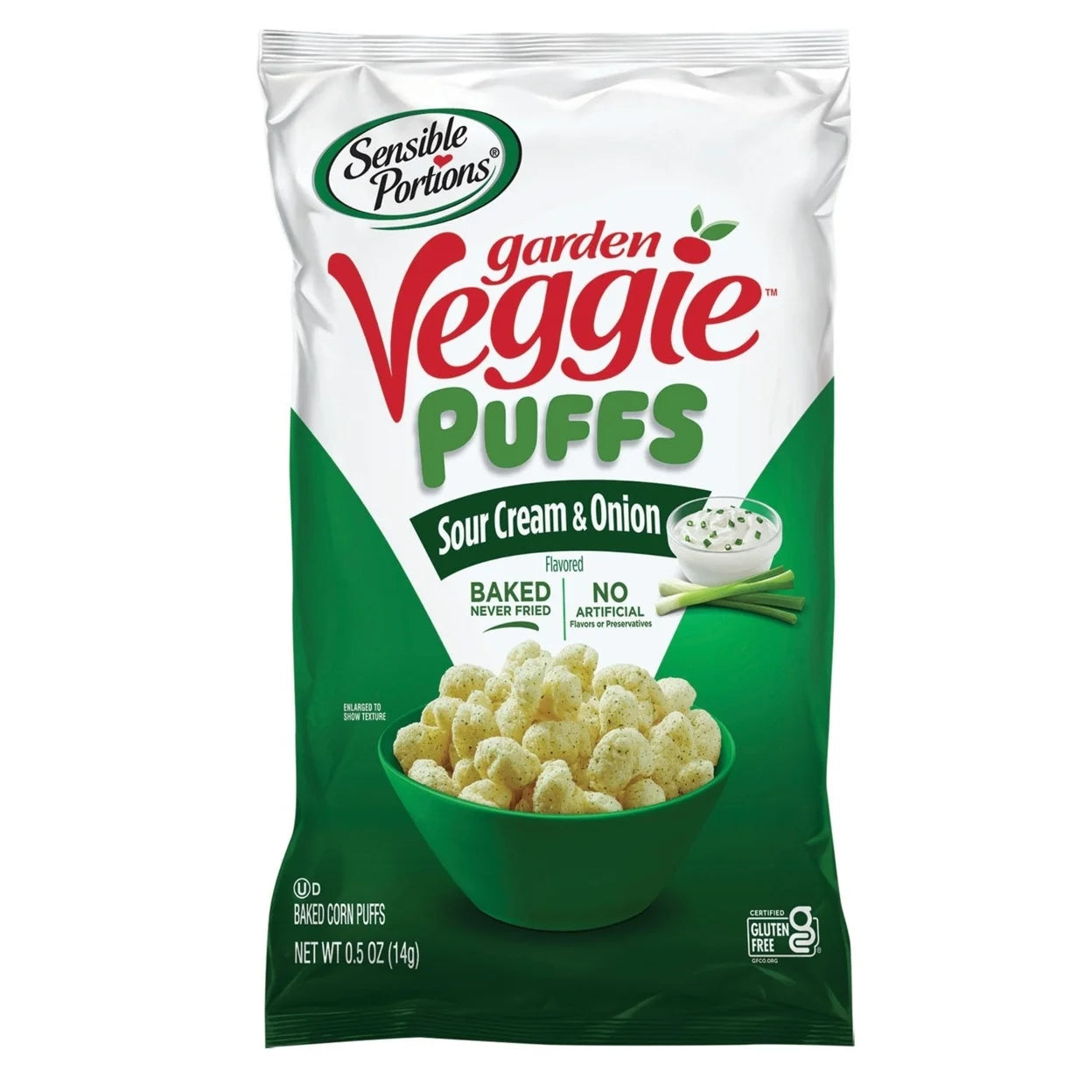 Sensible Portions Garden Veggie Puffs Variety Pack 0.5 Ounce (Pack of 30)