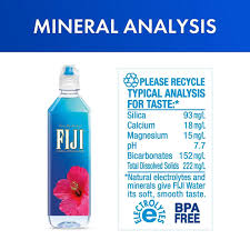 FIJI Natural Artesian Water, 23.7 fl oz Bottles, 12-Count – Silky Smooth, Electrolyte-Rich Hydration