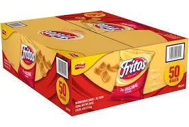 Fritos Original Corn Chips – 1 oz Bags (50 Count) | Classic Crunchy Snack, Single-Serve Packs for Lunches, Parties & On-the-Go