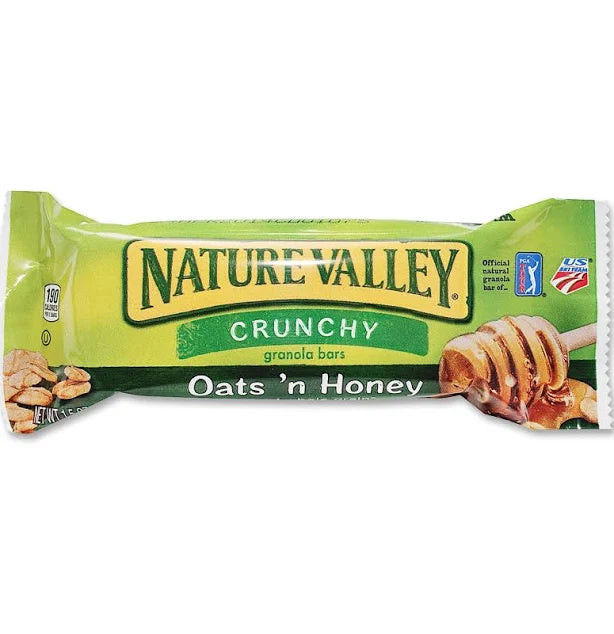 Nature Valley Crunchy Granola Bars Oats ’n Honey – 98 Bars (49 Pouches) | Healthy, Whole Grain Snack