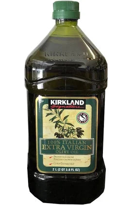 Kirkland Signature Extra Virgin Italian Olive Oil, 2L – Cold Pressed & Bold Flavor