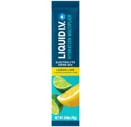 Liquid IV Hydration Multiplier Electrolyte Drink Mix – Lemon Lime, 30 Count Pack