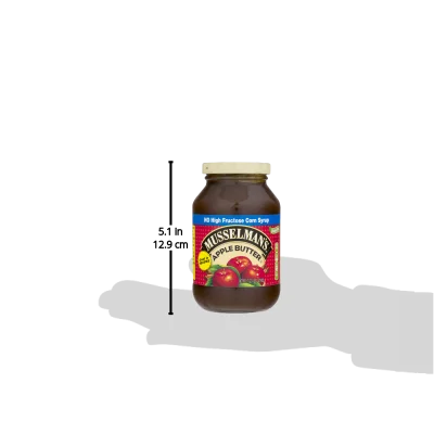 Musselman's Apple Butter – 17 oz Jar | Traditional Pennsylvania Dutch Recipe, No Dairy, Fat, or Cholesterol