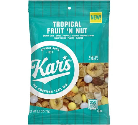 Kar’s Nuts & Fruit Mix Variety Pack – 18 Count Snack Packs, Sweet & Salty Trail Mix, Gluten-Free, On-the-Go Energy