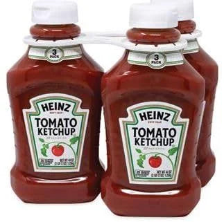 Heinz Tomato Ketchup 44 oz, 3-Count - Rich & Tangy Flavor for Every Meal