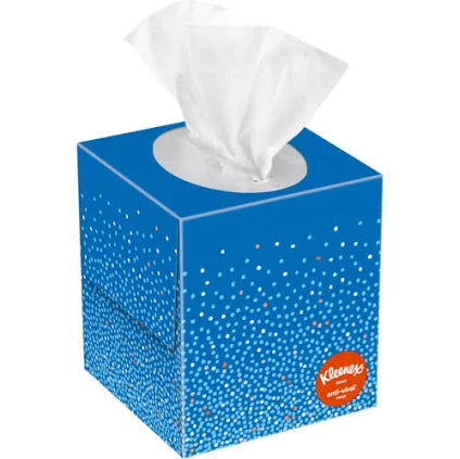 Kleenex Anti-Viral Facial Tissues – 3-Ply, 55 Tissues/Box (12-Pack) | Kills 99.9% of Cold & Flu Viruses, Soft & Strong.