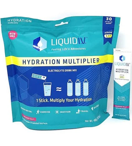 Liquid IV Hydration Multiplier Electrolyte Drink Mix – Lemon Lime, 30 Count Pack