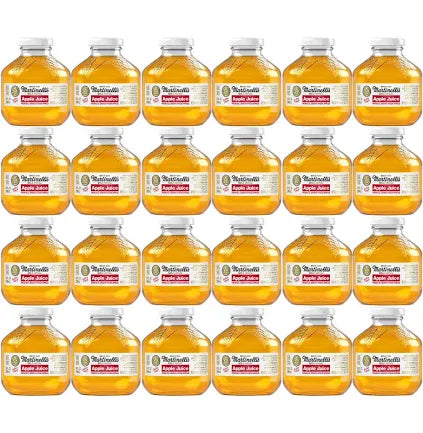 Martinelli's Gold Medal 100% Apple Juice, 10 fl oz Glass Bottles, 24-Count – Pure Juice, No Additives