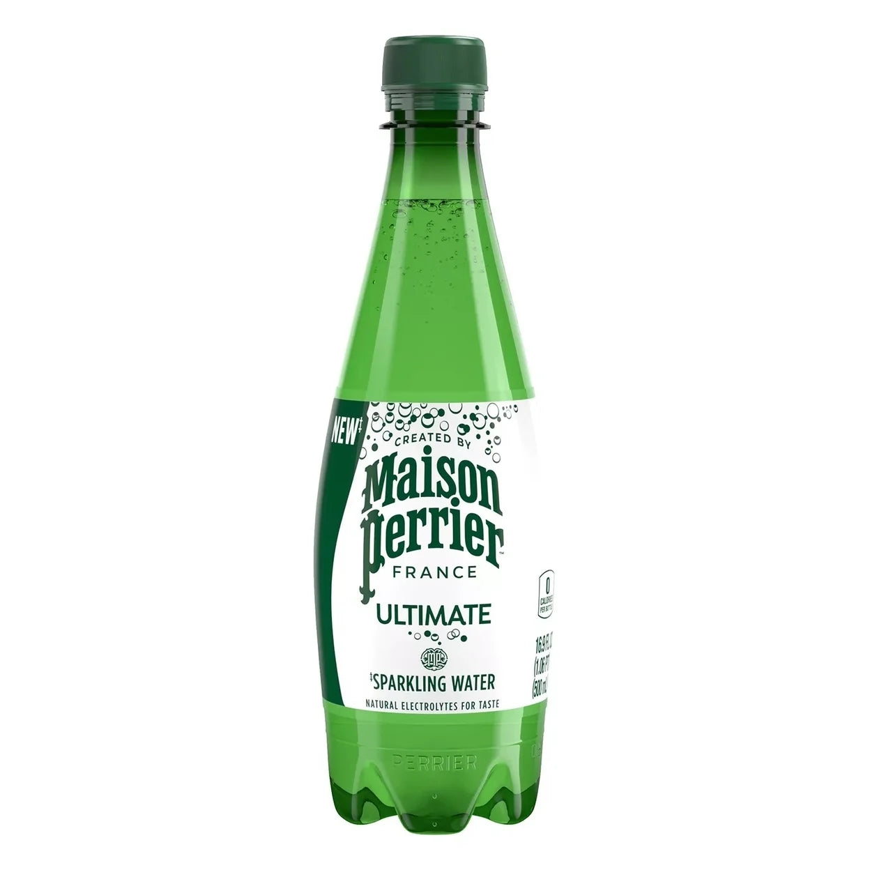 Maison Perrier Sparkling Water, 16.9 fl oz Bottles, 24-Count – Natural Mineral Water, Zero Calories