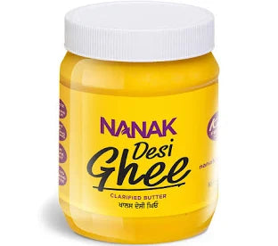 Nanak Pure Desi Ghee (Clarified Butter), 3.5 lbs – Traditional Flavor, Rich Aroma, Ideal for Cooking & Ayurveda
