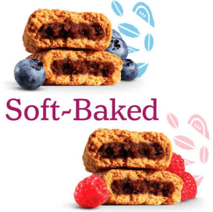 Nature’s Bakery Fig Bars Variety Pack – 32 Count (2 oz Each) | Blueberry & Raspberry, Whole Grain, Vegan, Non-GMO Snacks