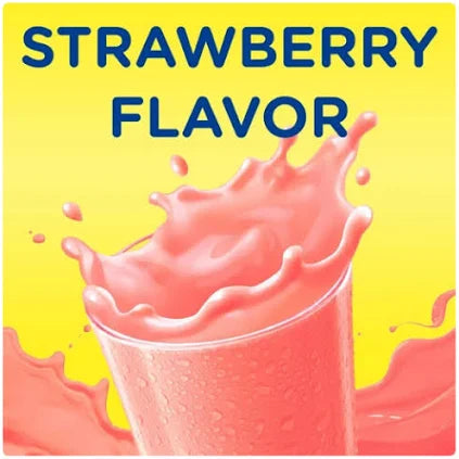 Nesquik Strawberry Powder Drink Mix 41.976 oz – Bulk Strawberry Milk Flavor, Kids Drink Mix