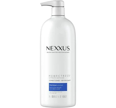Nexxus Humectress Ultimate Moisture Conditioner – 42 fl oz | Salon-Quality Hydration with Elastin Protein & Green Caviar | For Dry, Dull Hair