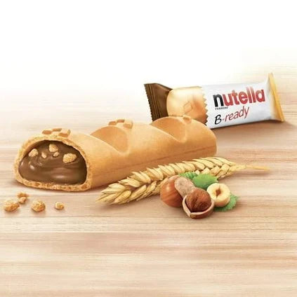 Nutella B-Ready Crispy Wafers with Hazelnut Spread, 0.7 oz, 36-Pack – On-the-Go Snack