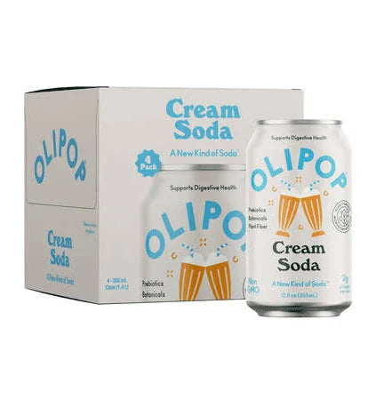 Olipop Prebiotic Soda Variety Pack, 12 fl oz Cans, 24-Count – Gut Health, Low Sugar, Functional Sparkling Drink