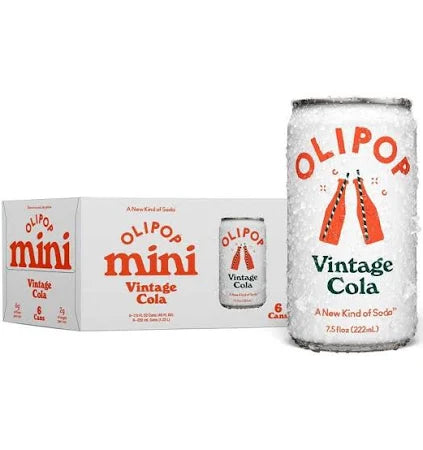 Olipop Prebiotic Soda Variety Pack, 12 fl oz Cans, 24-Count – Gut Health, Low Sugar, Functional Sparkling Drink