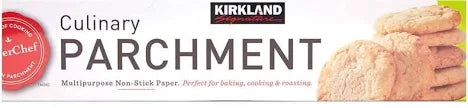 Kirkland Signature Non-Stick Parchment Paper – 15" x 164 ft (2 Rolls) | Heavy-Duty, Oven-Safe Baking Paper