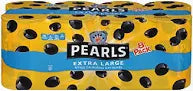 Pearls - Extra Large Pitted Black Ripe Olives 6 oz Can, Pack of 8