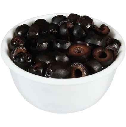 Pearls - Extra Large Pitted Black Ripe Olives 6 oz Can, Pack of 8
